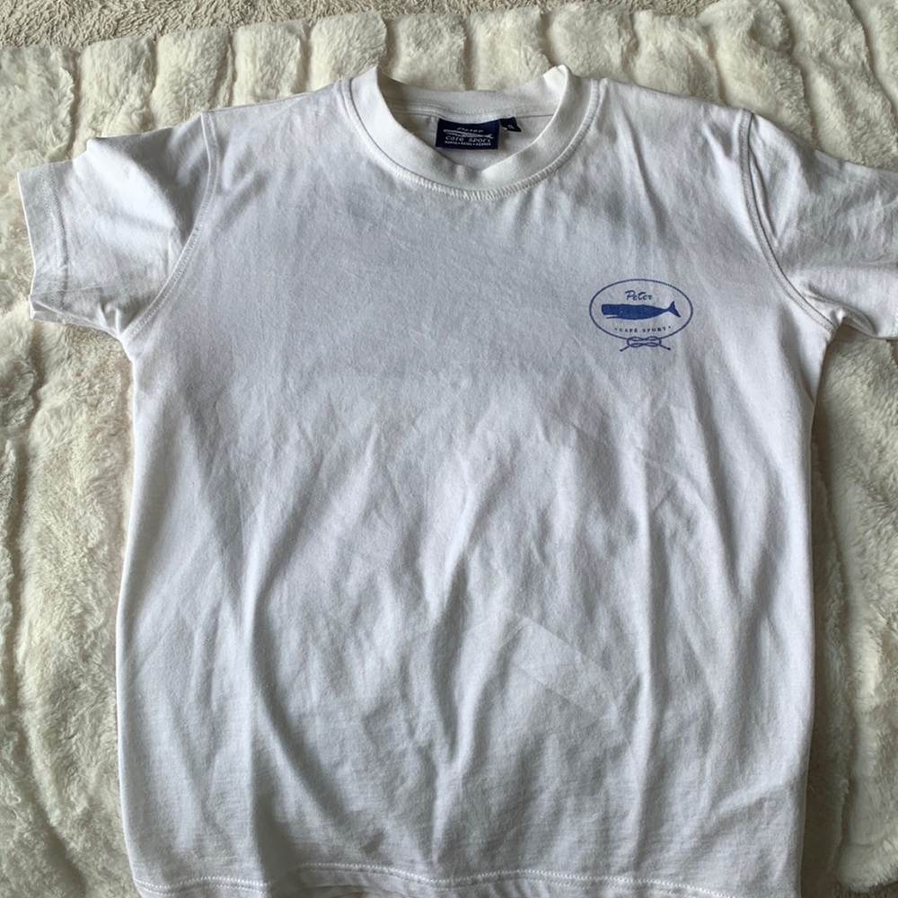 WHITE Youth Size 8 T-Shirt